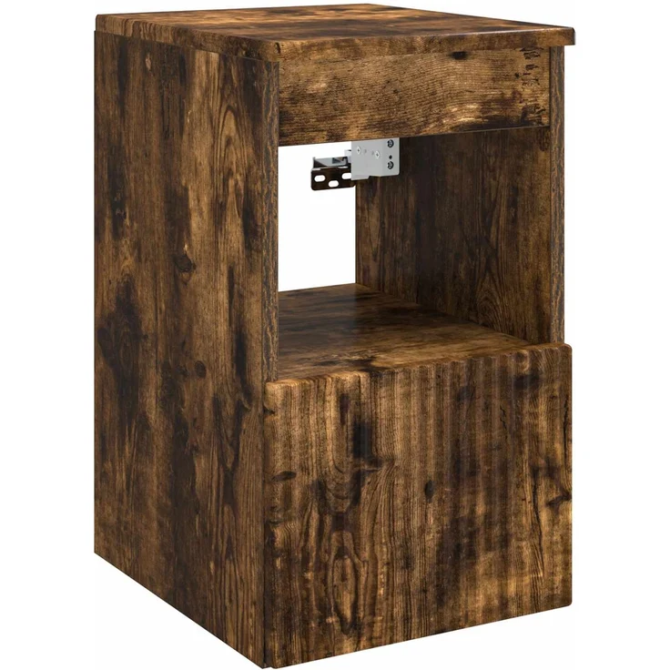 vidaXL Badezimmerschrank-Set 3 stk. Geräucherte Eiche 130 x 41 x 80 cm 3405602 – Bild 6