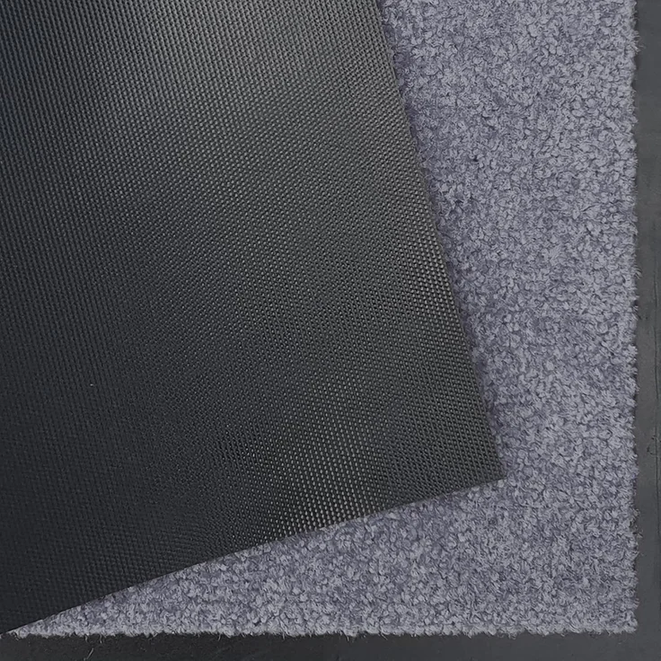 Waschbare Fußmatte Wash & Clean - grau - 40x60x0,7cm – Bild 4