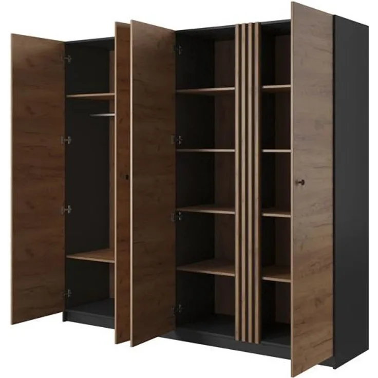 XL Küchenhängeschrank Rimini 90x96cm 2-türig matt Farbe: RAL 6004 blaugrün matt / grau RI-W4/90