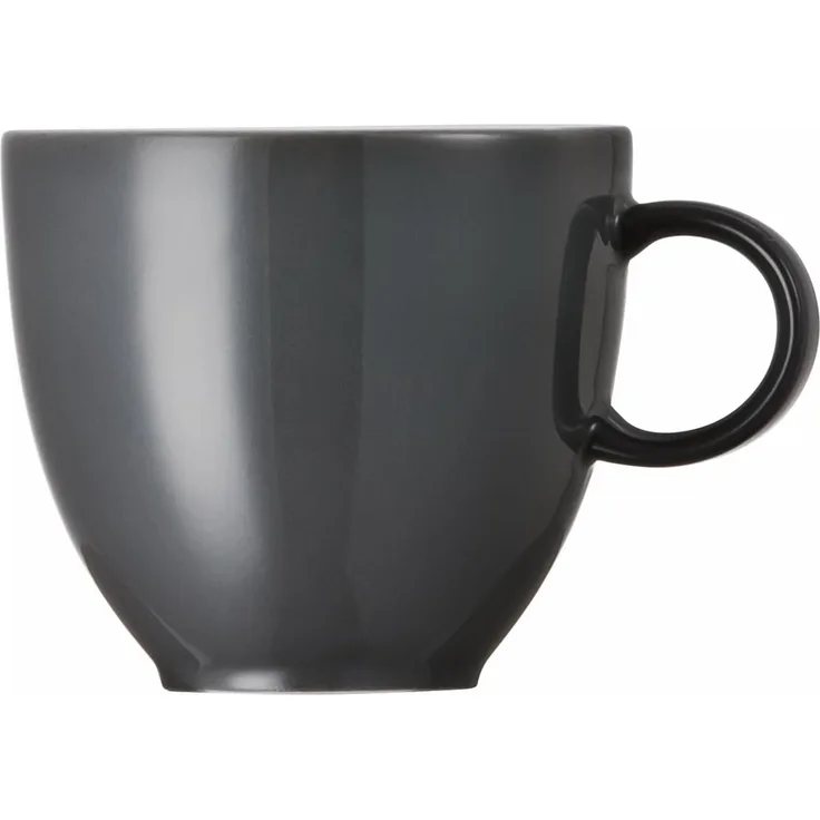 Espresso-/Mokka-Obertasse Sunny Day Grey Thomas Porzellan Espressotasse - Mikrowelle geeignet, Spülmaschinenfest