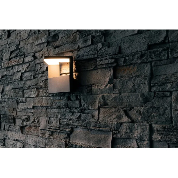 Heitronic Nr. 37266-HE Outdoor LED Wandleuchte Bonita anthrazit 3000K IP54