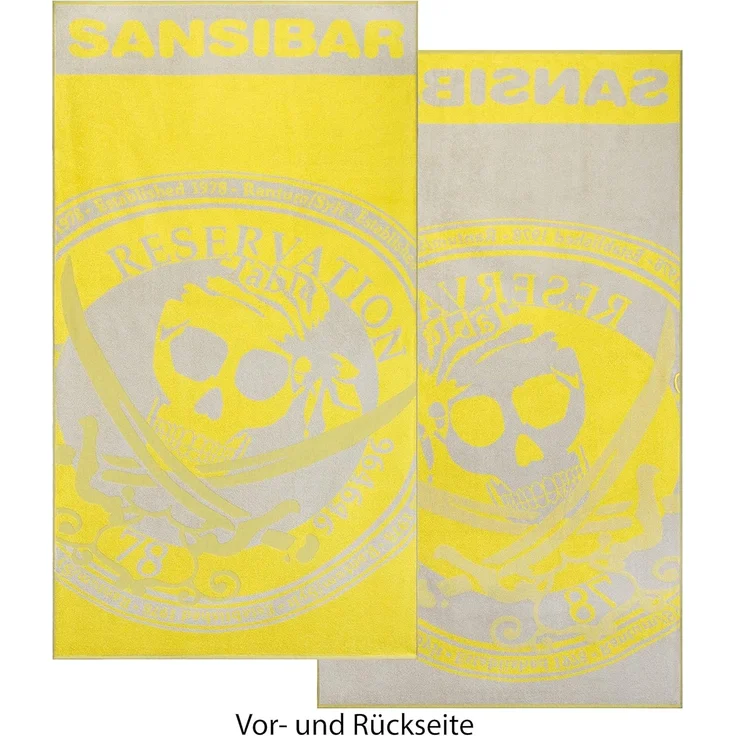 Sansibar Sylt Badetuch Sansibar Strandtuch Saunatuch Reservation (1-St), 100x180 cm, weiches Walk-Frottier, langlebig, pflegeleicht, saugstark – Bild 2