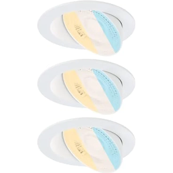 Paulmann 92254 LED Einbauleuchte White Select Aumus 3er-Set schwenkbar Weiß 230V dimmbar – Bild 14