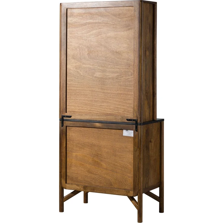 Buffet Mango 80x45x180 braun geölt / dunkler Granit LOS ANGELES #104 – Bild 10