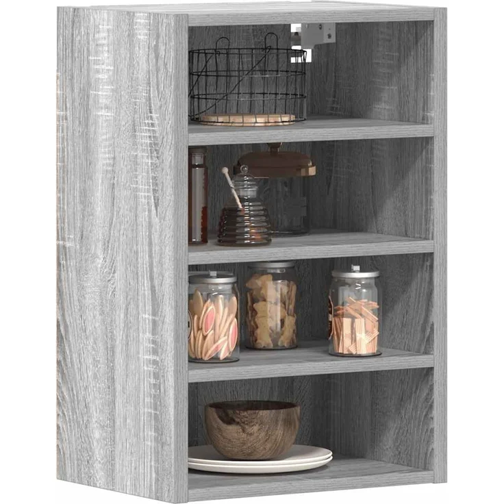 vidaXL Hängeschrank Riga Grau Sonoma 40x29,5x60 cm Holzwerkstoff 854180 – Bild 1