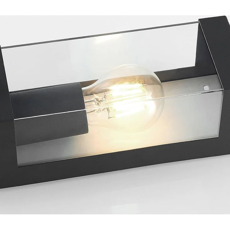 Lindby Außen-Wandleuchte Tilian, Edelstahl Alu IP44mit Bewegungsmelder, 1 x 15 W LED – Bild 6