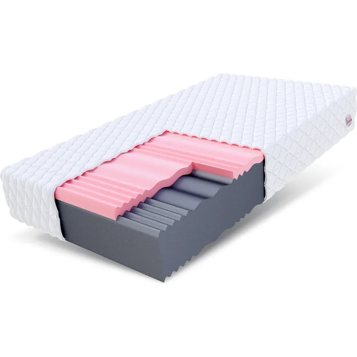 Matratze 140x200 Kaltschaum SELECT MAX DOUBLE Visco Schaum Polyurethanschaum H3/H4 24 cm JERSEY