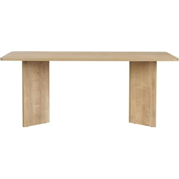 Modern Dining Table, Honey Oak, 180 x 90 x 75 cm | 100% Melamine Coated Particle Board, Thickness: 25 mm | Durable & Stylish Design, 70 kg Capacity, Perfect for Contemporary Dining Spaces – Bild 6
