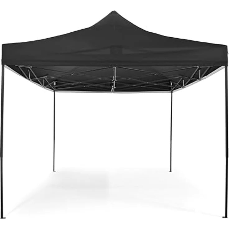 All Seasons Gazebos 3x4. 5m vollständig wasserdichtes Faltpavillon - Schwarz – Bild 4