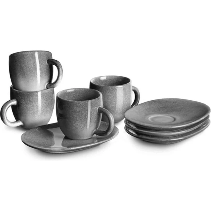 Springlane Geschirr-Set Misty Cliff, Steingut, in verschiedenen Ausführungen und Sets, Steingut, robust, kratzfest, 4er-Set Espressotasse – Bild 4
