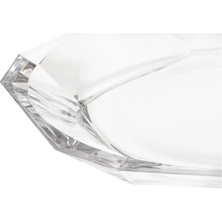 Pasabahce Crystallin Reflection Servierplatte aus hochwertigem Glas - ø30 cm – Bild 2