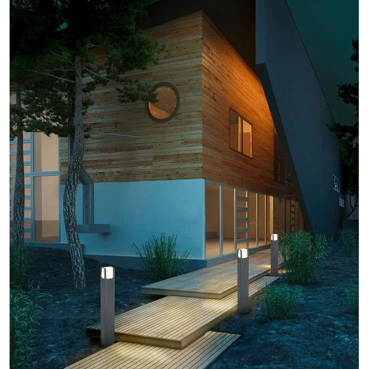 LED Außenleuchte Wandlampe, Alu, anthrazit matt, IP54, 650lm – Bild 5