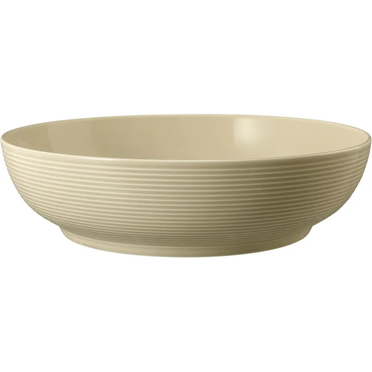 Foodbowl 25 cm Beat Sandbeige Seltmann Weiden Bowl - MikrowelleBackofen geeignet, Spülmaschinenfest