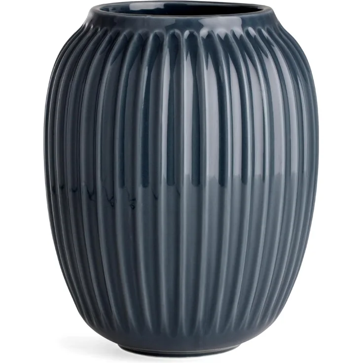 Kähler Hammershøi Vase 20 cm anthracite