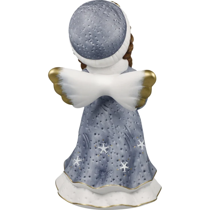 Goebel / Winterliebe,Engel,14,0cm x 12,5cm x 25,0cm / Biskuit-Porzellan / 14,0cm x 12,5cm x 25,0cm – Bild 4