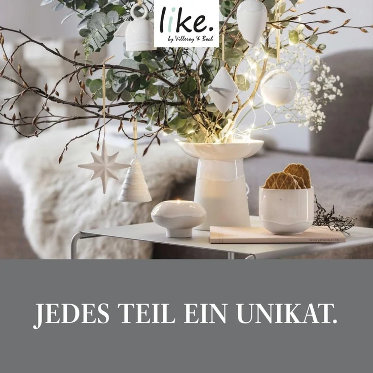 like. by Villeroy & Boch Winter Glow Ornament Tropfen A U S L A U F ! – Bild 7