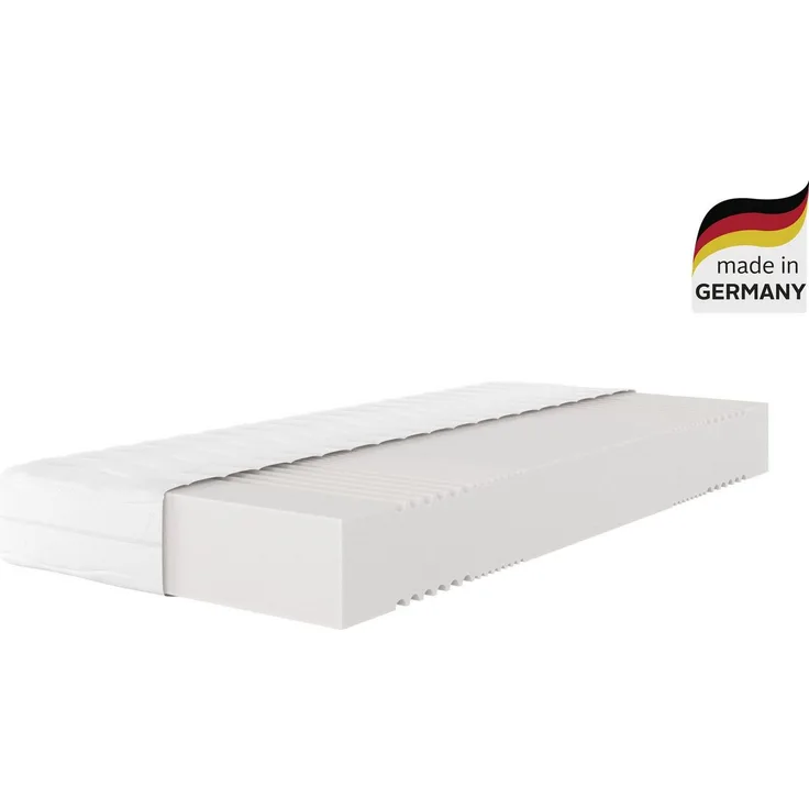 Komfortschaummatratze Lasse, Premiumqualität, 7 Zonen Matratze 90x200 cm, 140x200 cm, Älgdröm, 22 cm hoch, in H2/H3/H4, ergonomisch, atmungsaktiv, orthopädisch