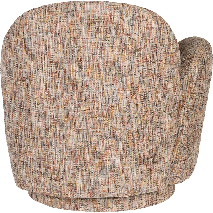DutchBone Loungesessel Rose, drehbar mit Blütenform in Beige 76x74x76 cm – Bild 4