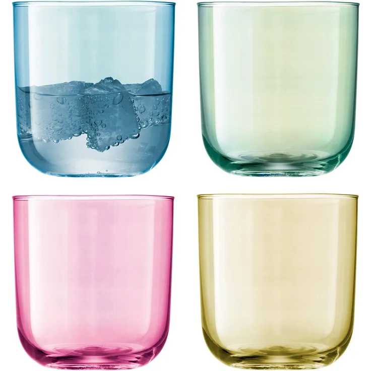 LSA International 420 ml mit Glas, Pastellfarben, farblich Sortiert