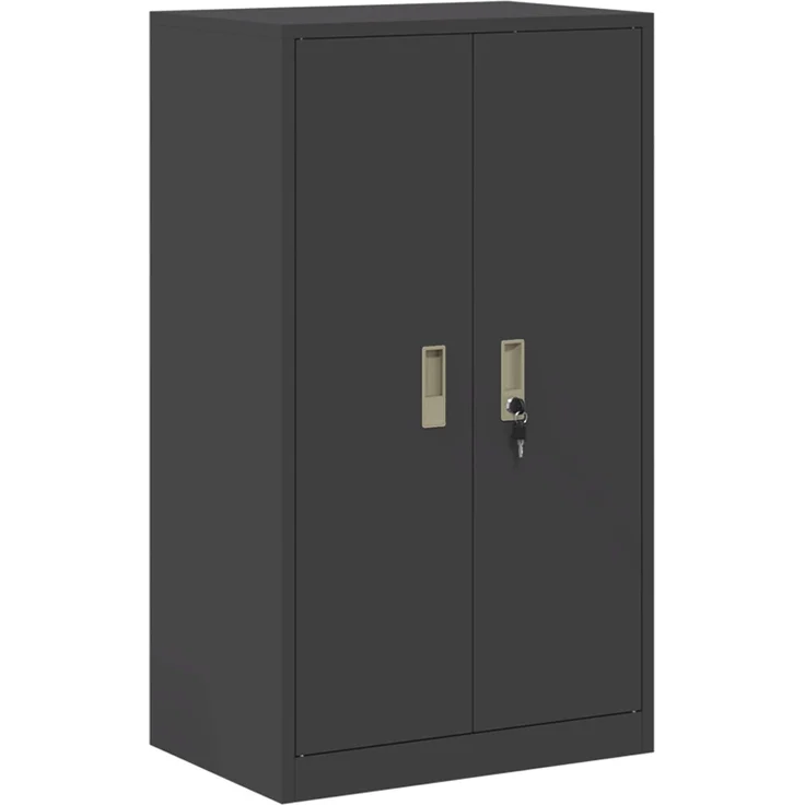 vidaXL Aufbewahrungsschrank 2 stk. Schwarz 60 x 40 x 175 cm Stahl 3438753 – Bild 7