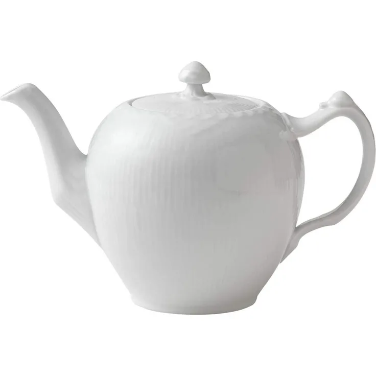 Royal Copenhagen Teekanne mit Deckel 100 cl Weisse Halbspitze