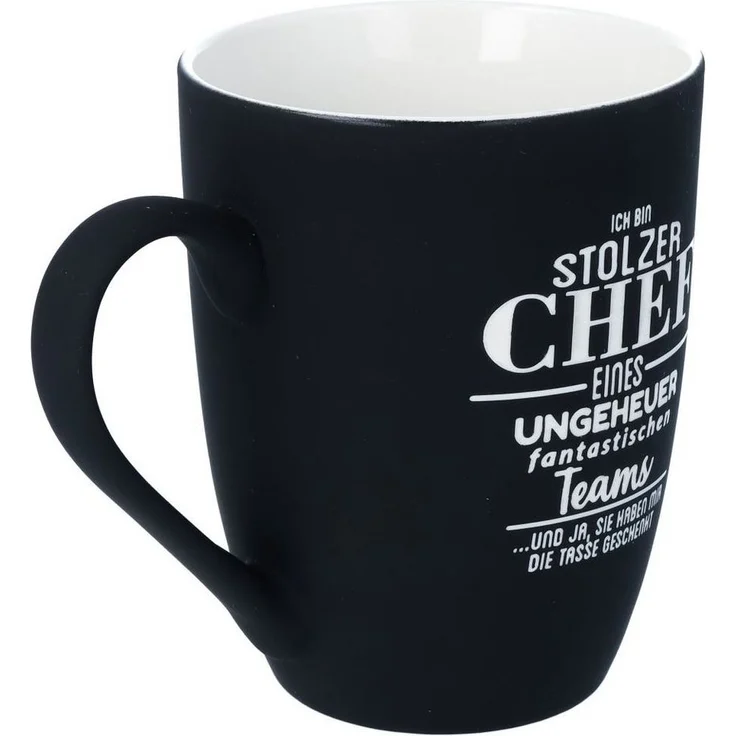 Spruchreif® Tasse SOFT-TOUCH-Tasse mit Gravur · Geschenke für die Chefin · Teamgeschenk – Bild 3