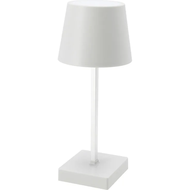 LED Tischleuchte, Akku, Touchfunktion, dimmbar, H 26 cm