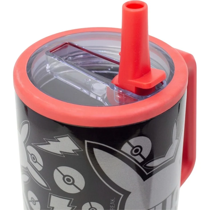 Pokemon Pikachu Sipper Mug 920 ml Thermo Trinkbecher mit Griff – Bild 4