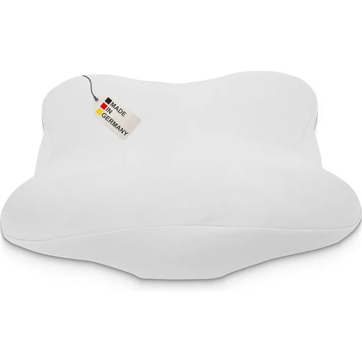 DUKAL Kissenbezug Derila (Ergo) Memory Foam Kissen, 100% Baumwolle, (1 Stück), aus hochwertigem Doppel-Jersey, mit Spannumrandung, Made in Germany