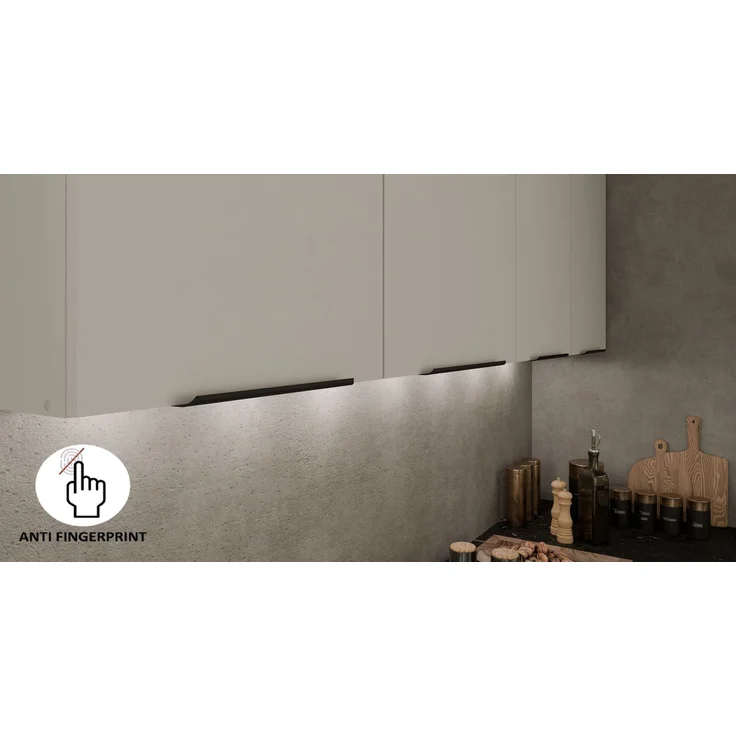 Winkelküche ARIA K-WH ECKE 1 - 215 x 220 + 120 cm Anti Fingerprint Küchenzeile Küchenblock Singleküche Einbauküche Küche Eckküche – Bild 6