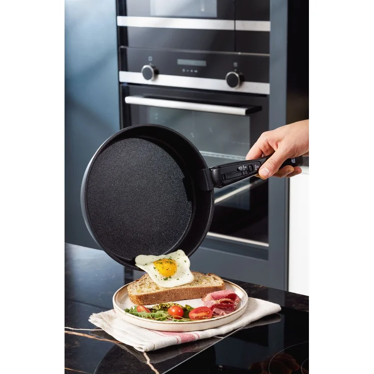 Hermia Concept 'Hona Xl - Black' Topfset (14-teilig), Schwarz, Ø 28 cm – Bild 3