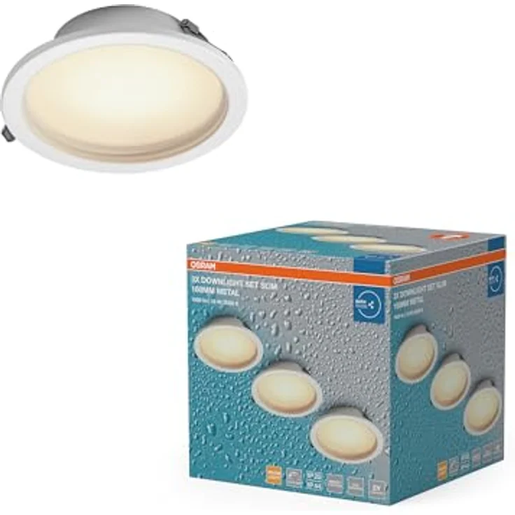 Osram Essential LED Einbaustrahler IP44 Dim 160mm 18W – Bild 1