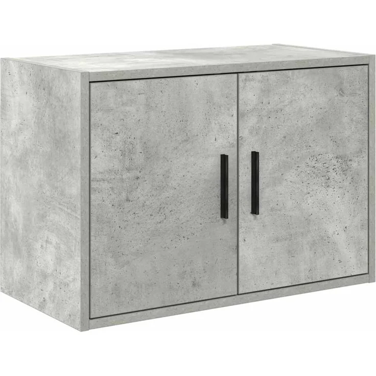 vidaXL Garagen-Wandschrank Betongrau Holzwerkstoff 860649 – Bild 1