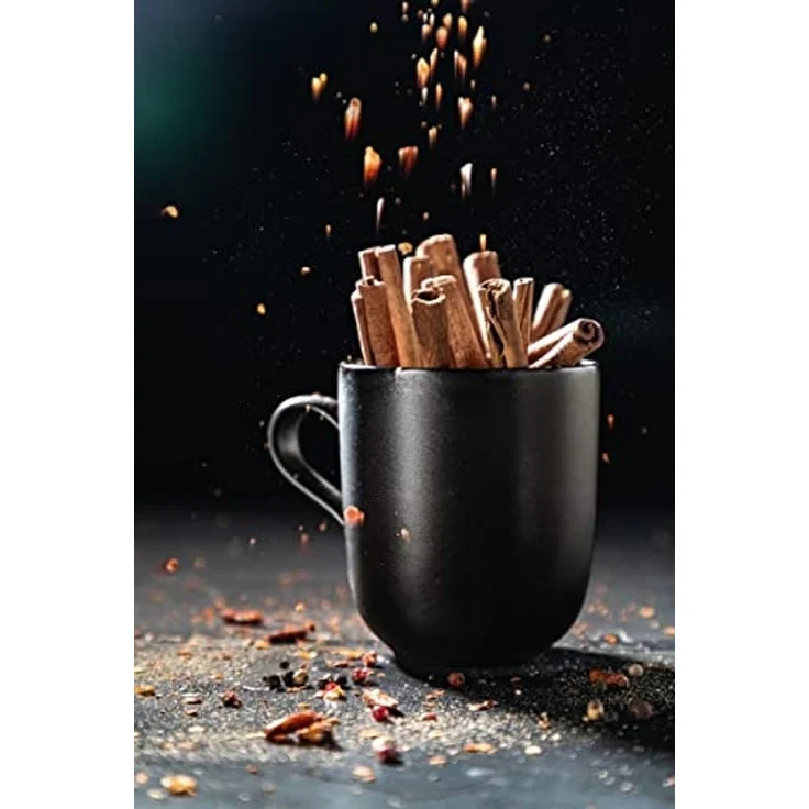 Seltmann Weiden Becher Liberty - Velvet Black, 1-tlg, Porzellan, Becher mit Henkel 0,40 l – Bild 2