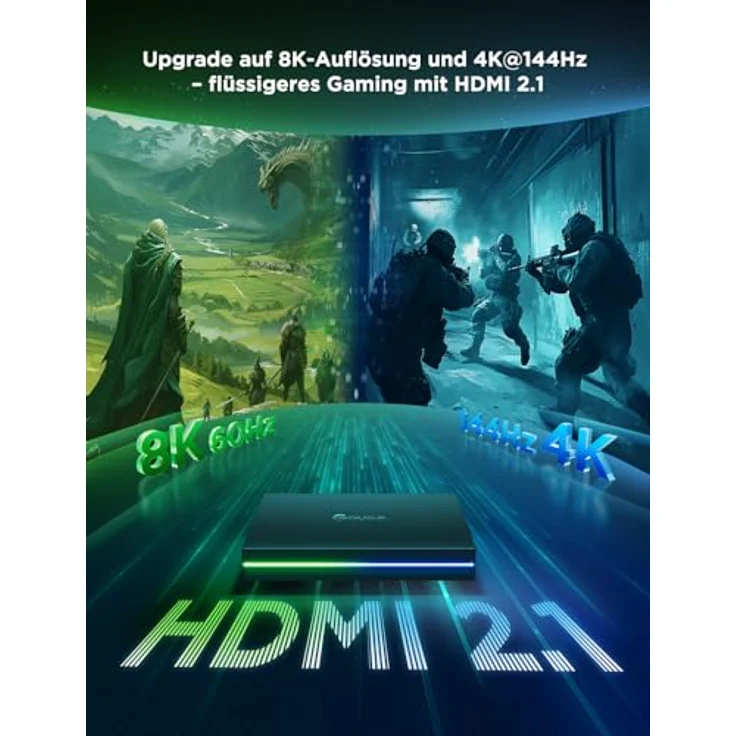 Govee HDMI 2.1 Sync Box Kit 2, TV Hintergrundbeleuchtung, AI Sync Box, RGBIC LED Strip für 55-65 Zoll Fernseher, Matter Unterstützung – Bild 2