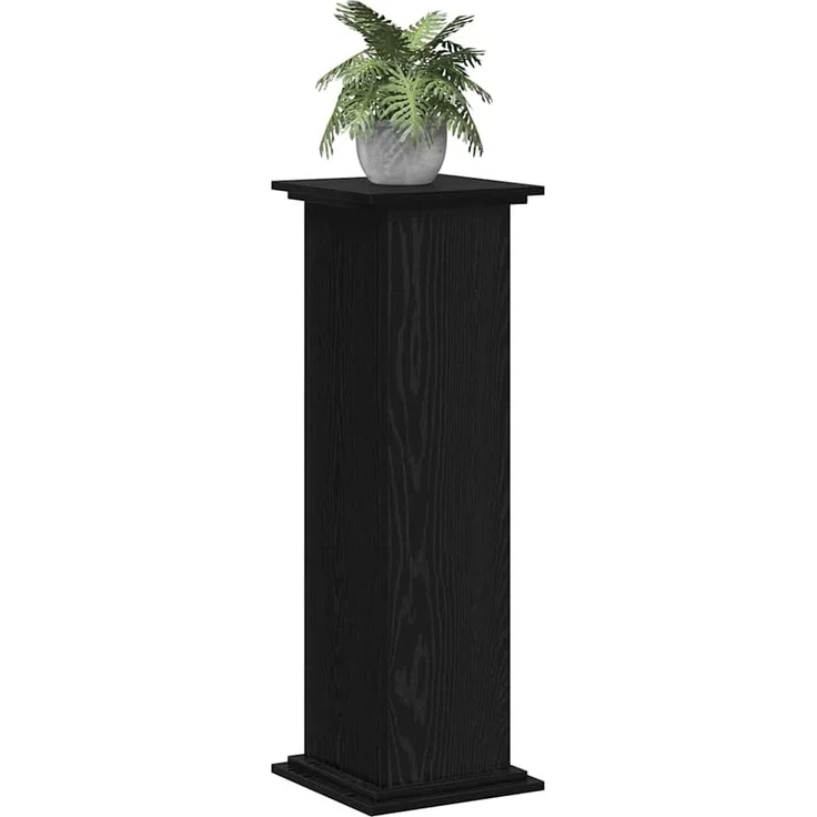 vidaXL Pflanzenständer Schwarz Eichen-Optik 33 x 33 x 100 cm 869238 – Bild 2
