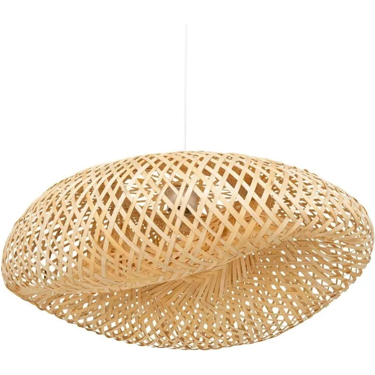 Atmosphera Créateur d'intérieur Pendelleuchte Pendelleuchte BEDDY, Boho-Stil, Bambus, 51 cm, Leuchte mit Dekofunktion, ohne Leuchtmittel
