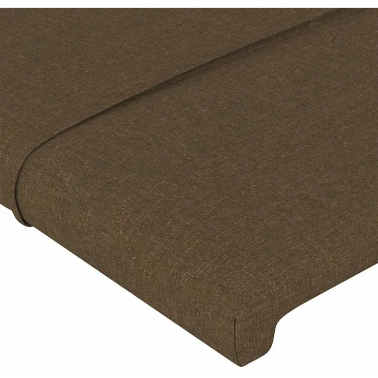vidaXL Kopfteil mit Ohren Dunkelbraun 83x16x78/88 cm Stoff Braun (Art-Nr 3118745) – Bild 5