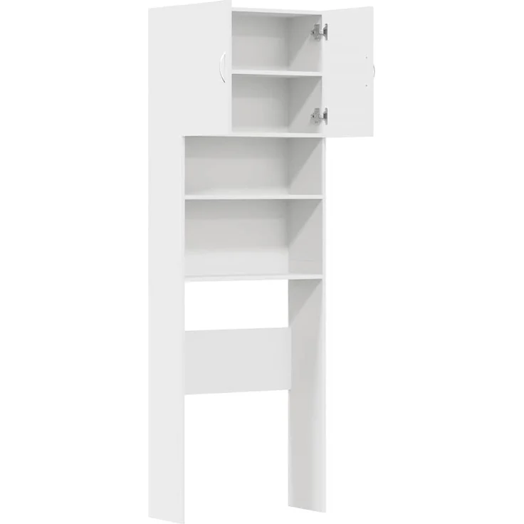 vidaXL Waschmaschinenschrank Weiß 64x24x190 cm Holzwerkstoff 859127 – Bild 5
