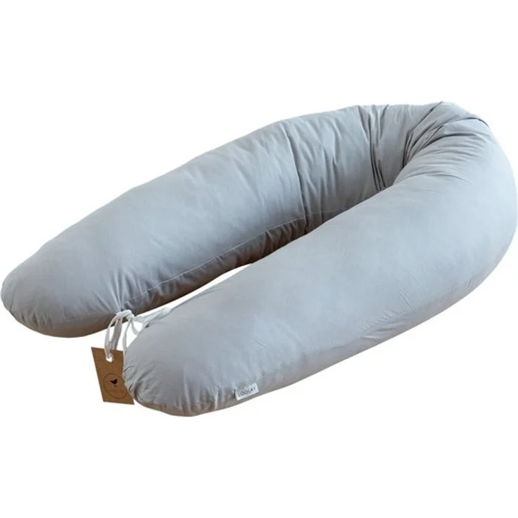 Loolay Seitenschläferkissen M/ L oder L/ XL Schwangerschaftskissen Stillkissen Schlafen Kissen, M/ L oder L/ XL Lagerungskissen + 100% Baumwolle Bezug 170 und 190 cm, Standard & X-LARGE Kissen SUPER Geschenk für Schwangern Seitenschläfer, LOOLAY® - 100... – Bild 4