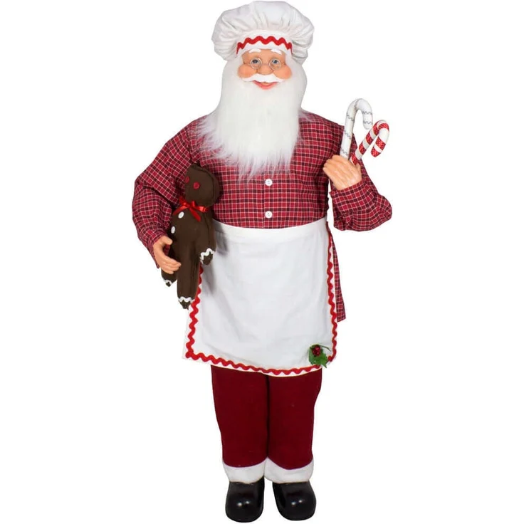Konditor-Weihnachtsmann 120cm Santa mit liebevollen Details – Bild 1
