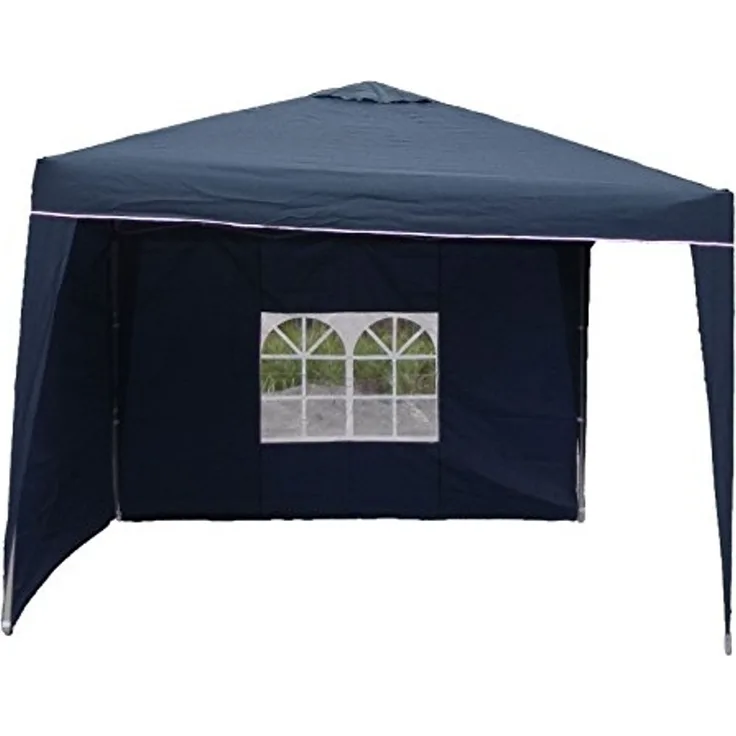 Alu Pavillon Faltpavillon 3x3m Gartenpavillon Gartenzelt Partyzelt Wasserabweisend Blau