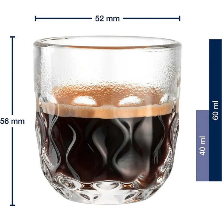 Leonardo GOCCE Espressoglas (2) 60 ml 2er Set – Bild 2