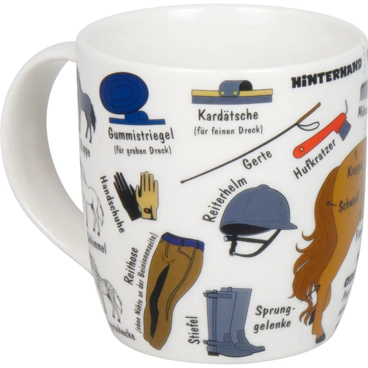KÖNITZ 1172673027 Kid's Wissen Pferde 230 ml aus Porzellan / Kinderbecher – Bild 4