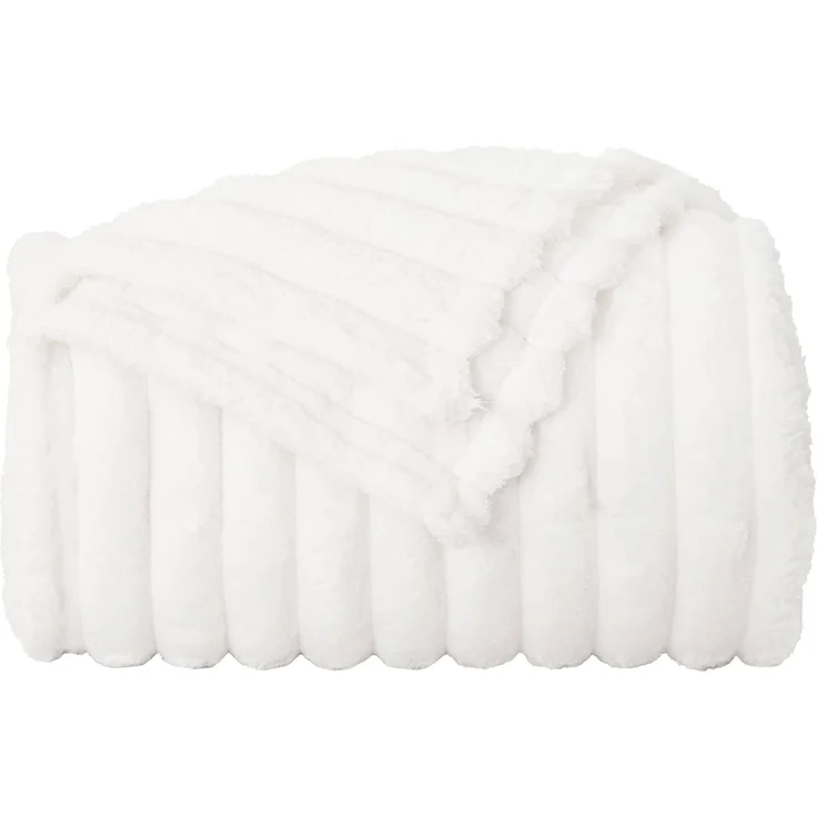 vidaXL Wohndecken 6 stk. Weiß 200 x 150 cm 4,75 kg Fleece 42016890 – Bild 5