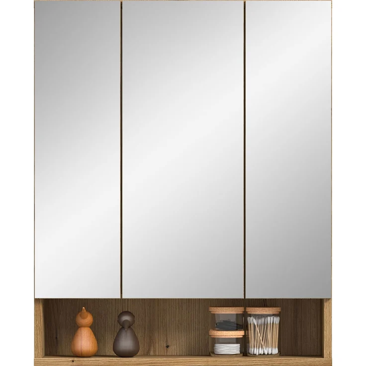 Aqua Spiegelschrank in Evoke Oak Nachbildung – Bild 2