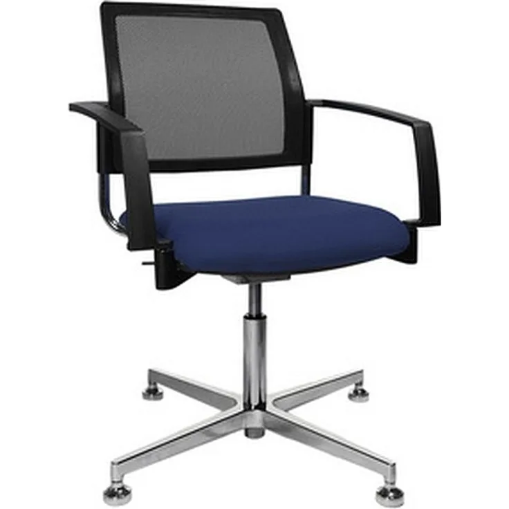 Besucherstuhl 3D BtoB 30 Netz, blau
