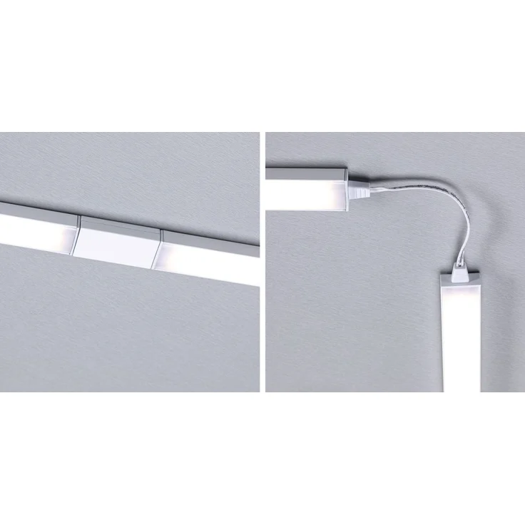 LED Unterschrankleuchte Inline Starterset 3000K dimmbar 2x4W 350x26mm 2x350lm 230/24V Weiß matt – Bild 10