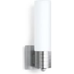 Steinel Außenwandleuchte L 260 S mit 240° Infrarot-Sensor, Edelstahl mit Opalglas, 9,87 W, 703 lm, 3000 K warmweiß