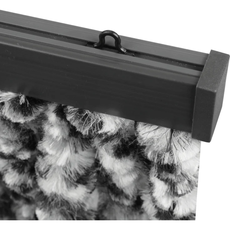 Flauschvorhang in Sondergröße - Türvorhang Breite: 140cm - Länge: 250cm, Creme – Bild 6